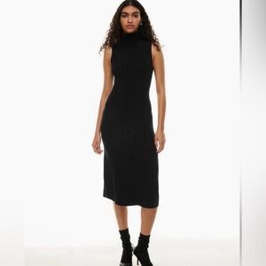 Aritzia | Wilfred Mimi Black Knit Turtleneck
Midi Dress